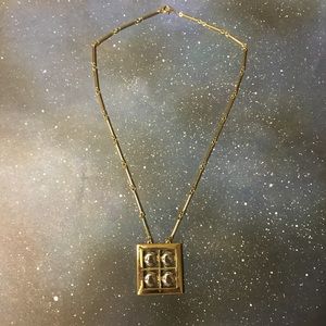 Vintage 70s Geometric Modern Necklace